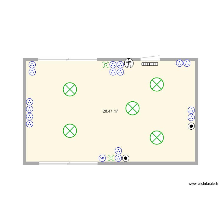 garage. Plan de 0 pièce et 0 m2