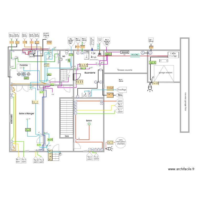 REZ corrigé Guillaume. Plan de 0 pièce et 0 m2