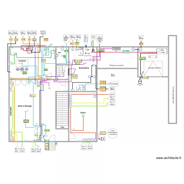 REZ corrig&eacute; Guillaume. Plan de 