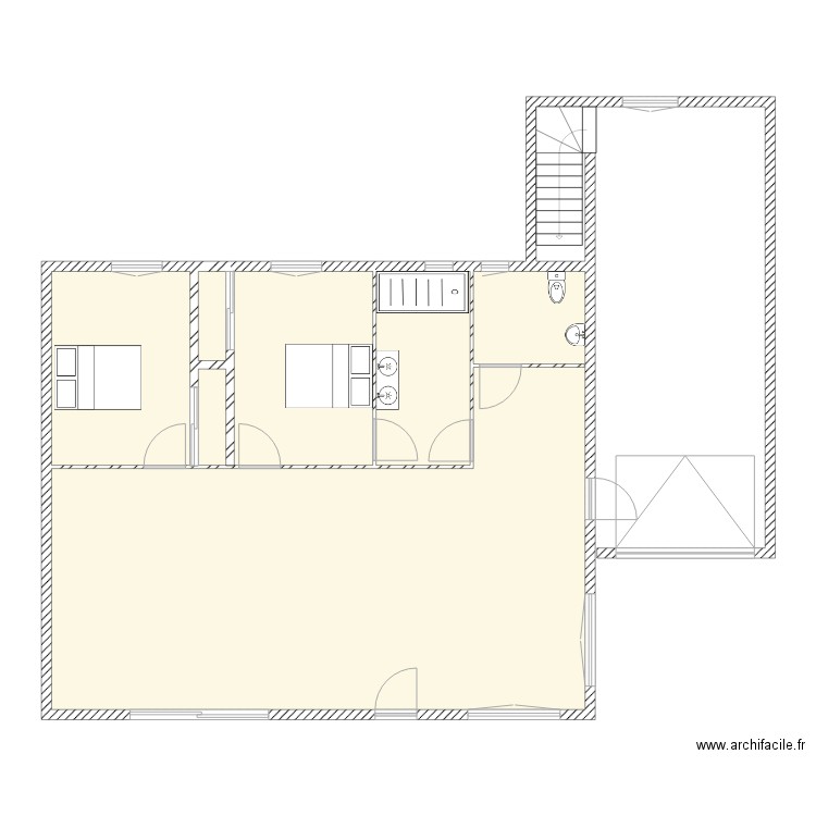 RDC electicite valerie. Plan de 0 pièce et 0 m2