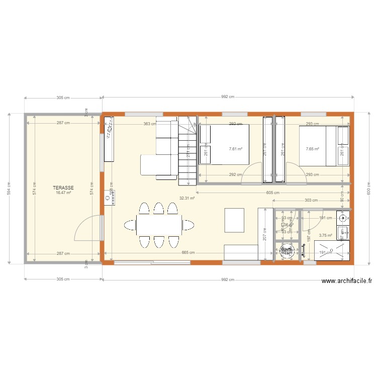 Projet 1. Plan de 0 pièce et 0 m2