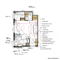 Plan &eacute;lectrique appartement MOLINARO