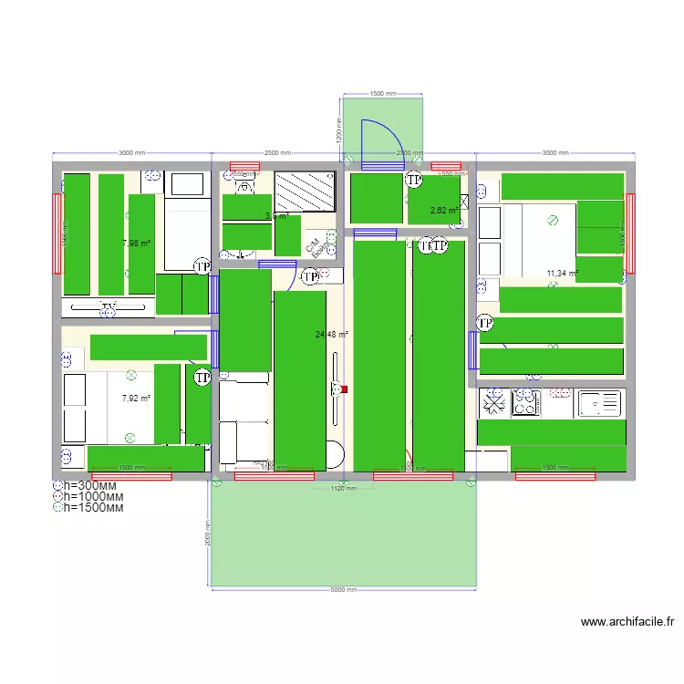 Минеево 3  эл ТП. Plan de 