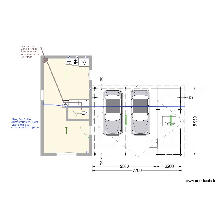 Carport. Plan de 0 pièce et 0 m2