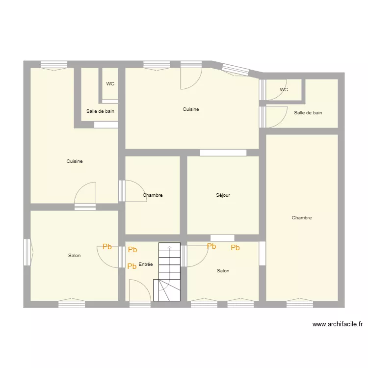 RCH AVANT CHIHA. Plan de 