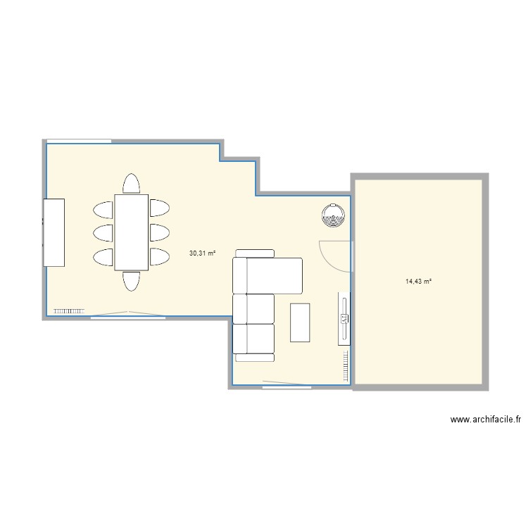 salongometz. Plan de 0 pièce et 0 m2