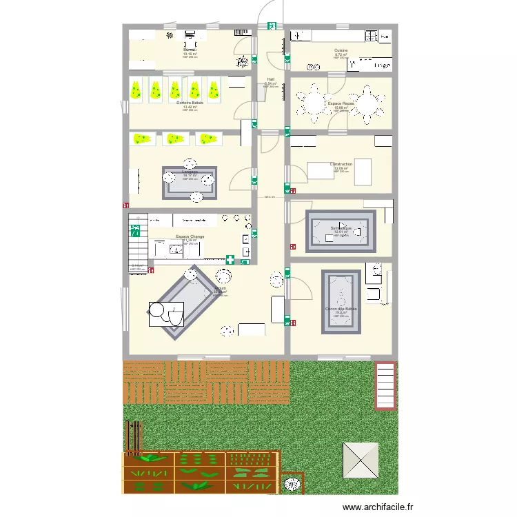 Creche Petit Bambou SAVE 1. Plan de 