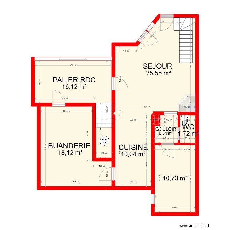 BI . Plan de 0 pièce et 0 m2