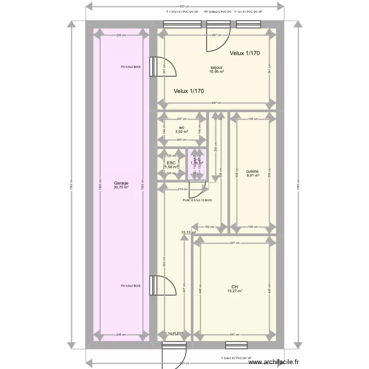 ouhibi. Plan de 