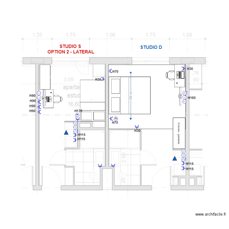 Suggestion Electrique LAMAS LATERAL V2. Plan de 0 pièce et 0 m2