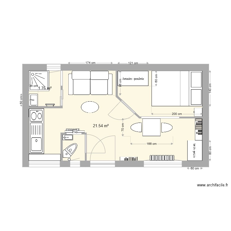 Félix Faure Colombes V3quater. Plan de 0 pièce et 0 m2