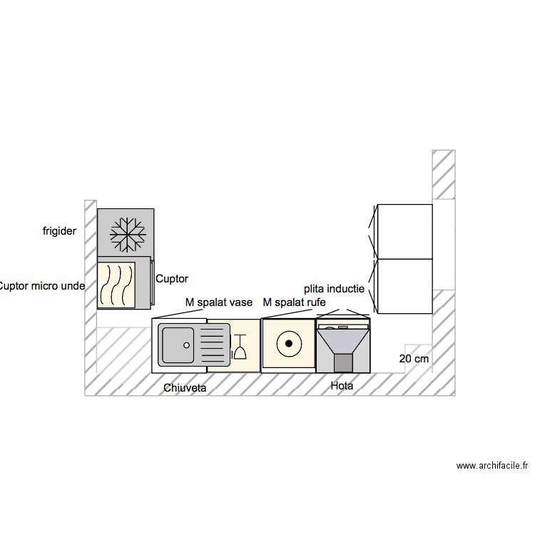 CUISINE CAUZACI 3. Plan de 0 pièce et 0 m2