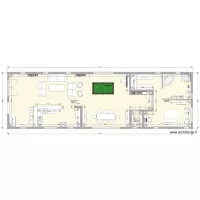 maison allong&eacute;e 1 ch