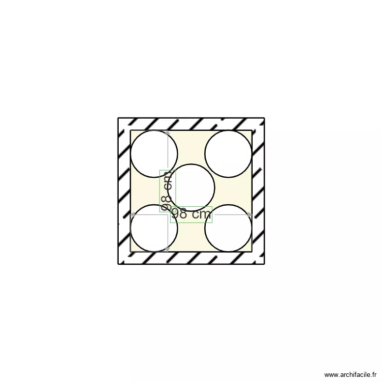 CHEMINEE CLERMONT. Plan de 