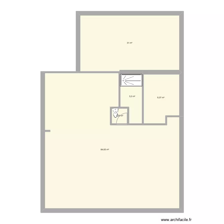 st maur 2. Plan de 5  et 132 m²