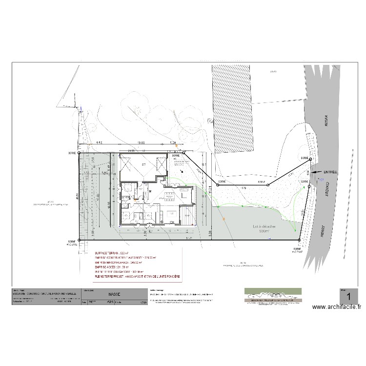 Plant Guillaume extérieur. Plan de 0 pièce et 0 m2