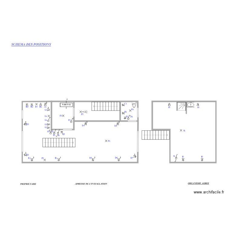 23 STUDIO . Plan de 4 pièces et 75 m2