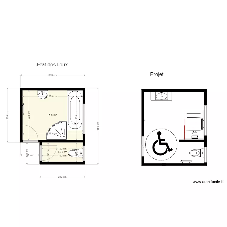 DEYDIER sdb. Plan de 