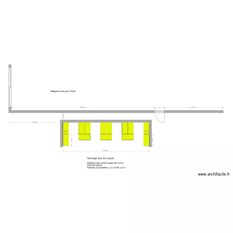 Stockage gaz Barrault. Plan de 