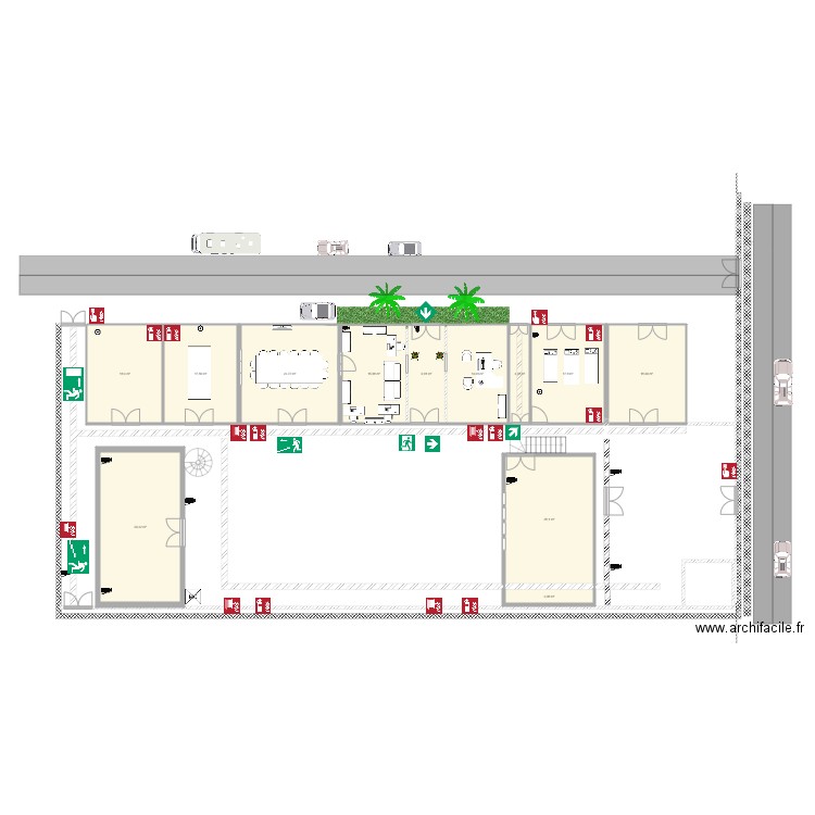 PLAN ROBITEX. Plan de 12 pièces et 203 m2