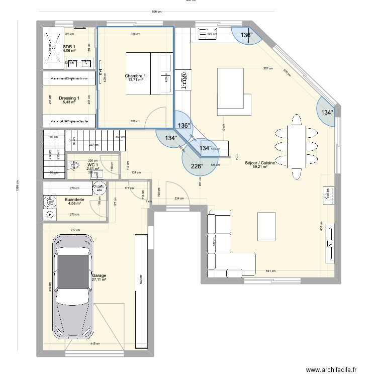 Maison Robin. Plan de 0 pièce et 0 m2