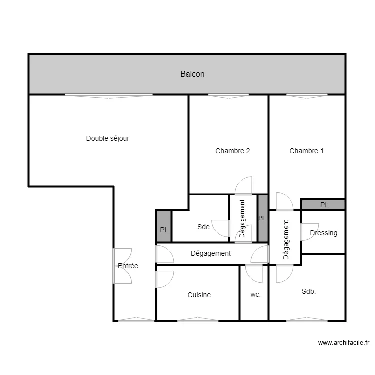 plan VALLERY MASSON. Plan de 