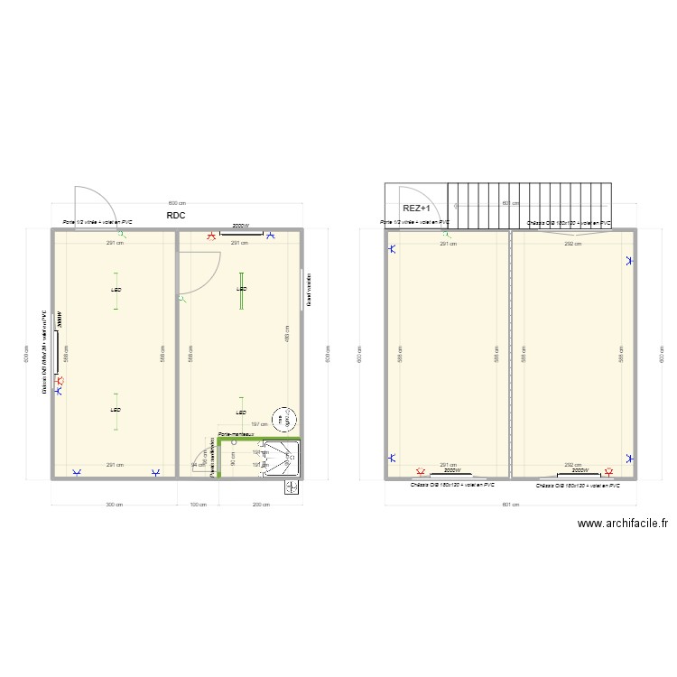 ABM TECNA.. Plan de 5 pièces et 68 m2