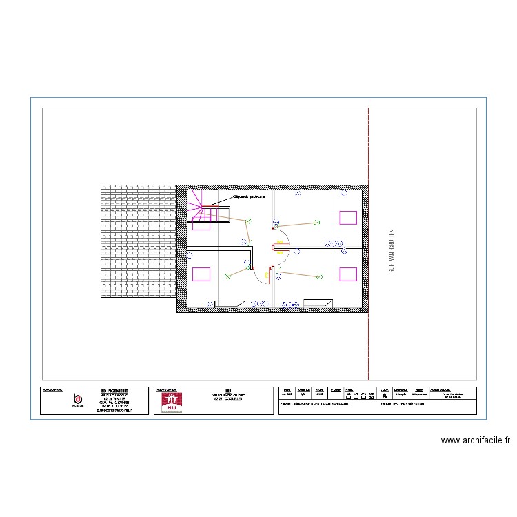 74 VAN GRUTTEN 2eme ETAGE. Plan de 0 pièce et 0 m2