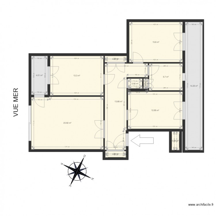 Plan F3 Parc Belevedere. Plan de 0 pièce et 0 m2