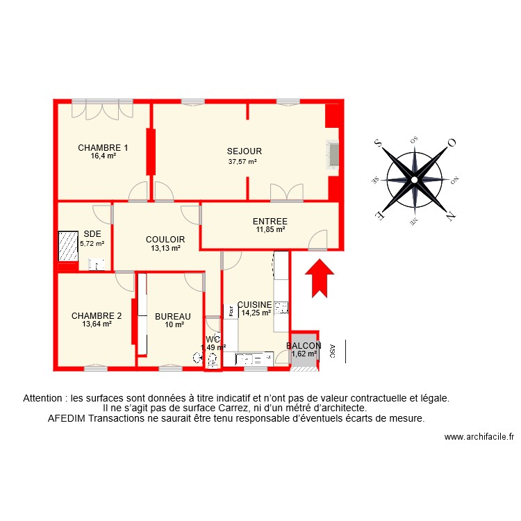 BI 6605 . Plan de 0 pièce et 0 m2