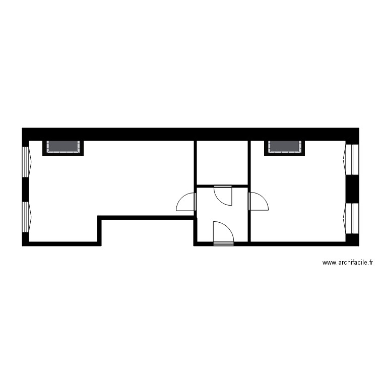 ROFI rdc. Plan de 0 pièce et 0 m2