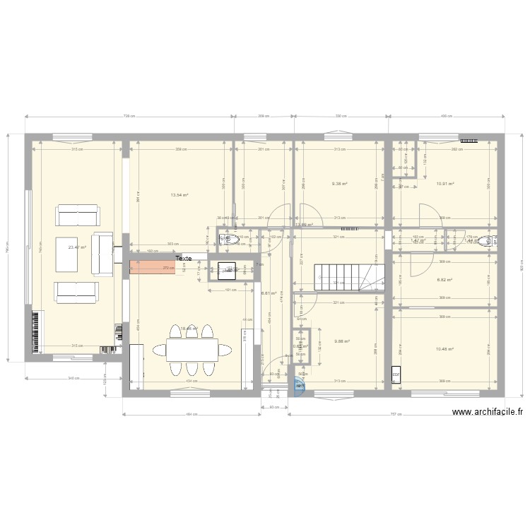 maison verfeil piece de vie. Plan de 0 pièce et 0 m2