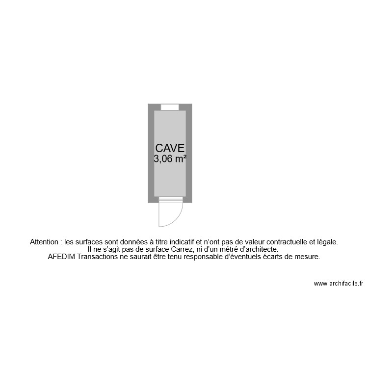 BI 9007 CAVE. Plan de 0 pièce et 0 m2