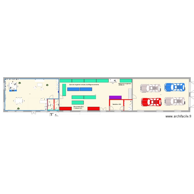 atelier 14. Plan de 0 pièce et 0 m2