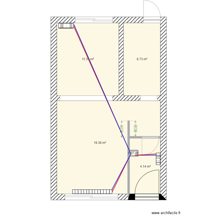 MONCEAU CHAUFFAGE REZ. Plan de 0 pièce et 0 m2