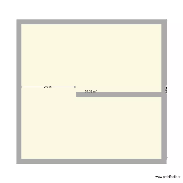 maison principale bas. Plan de 