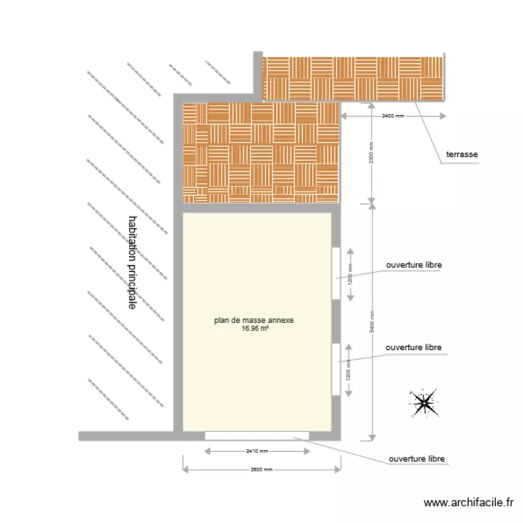 annexe garage plan de masse. Plan de 