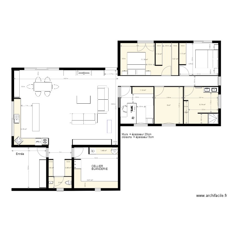 MAISON 1 AVRIL. Plan de 0 pièce et 0 m2