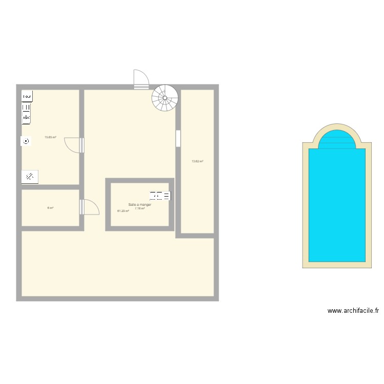 Maison à Marrakech. Plan de 0 pièce et 0 m2