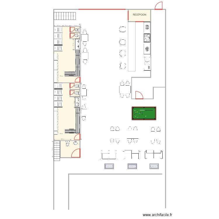 PLANTA BAJA PADEL 2ª. Plan de 0 pièce et 0 m2