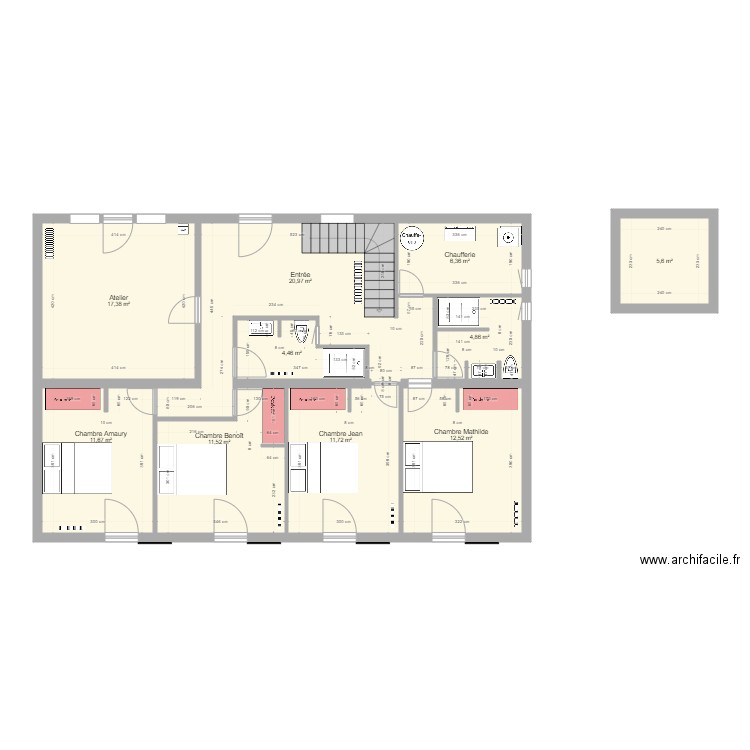 Menthon RDC. Plan de 0 pièce et 0 m2