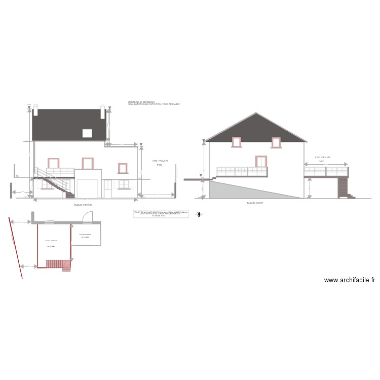 SABRINA FACADE EXISTANTE 2. Plan de 0 pièce et 0 m2