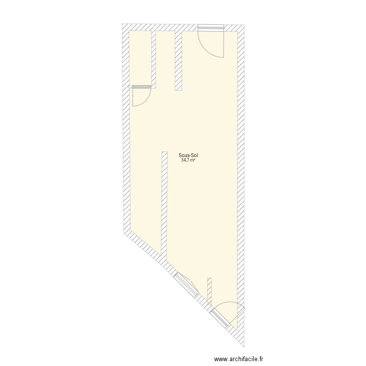 Sous Sol. Plan de 0 pièce et 0 m2