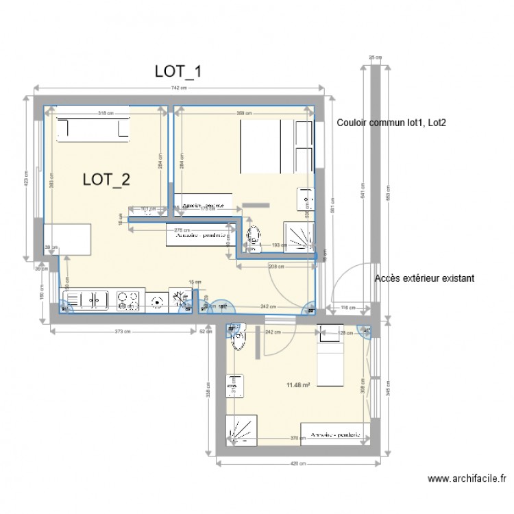 Portet Lot210. Plan de 0 pièce et 0 m2