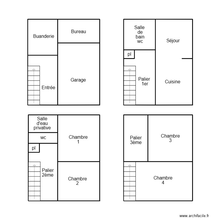 QUIMPER PARDOEN. Plan de 0 pièce et 0 m2