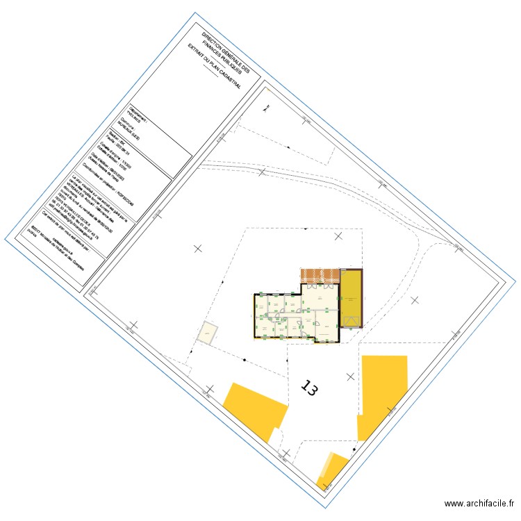 projet garage2. Plan de 12 pièces et 219 m2