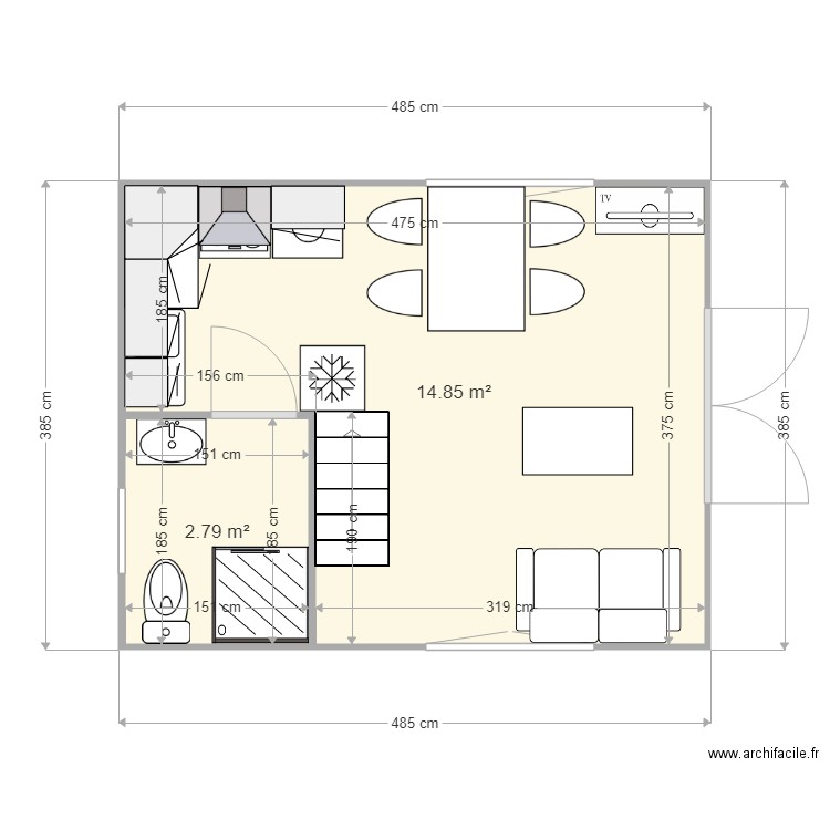 PLAN MODELE AVIGNON 3. Plan de 0 pièce et 0 m2