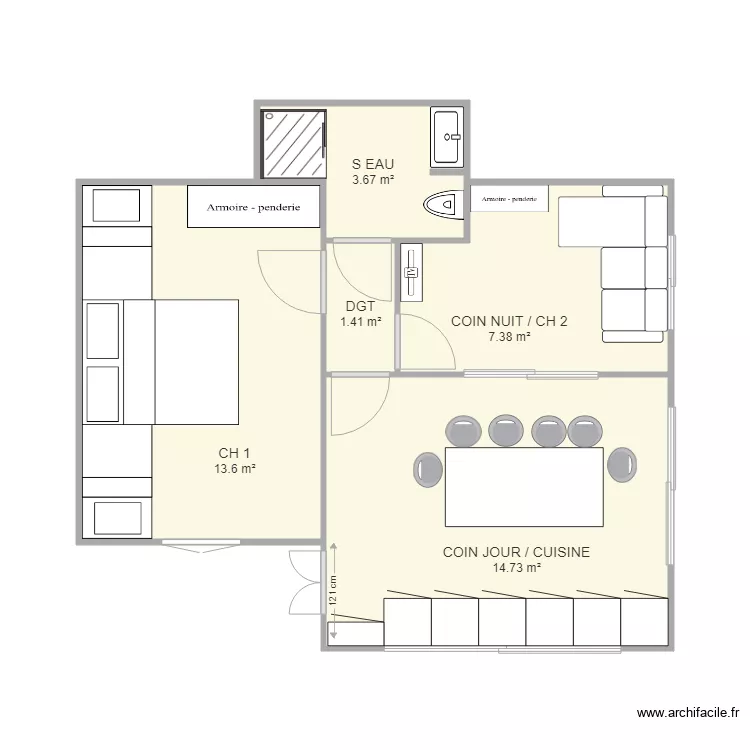 VILLA LA CHAUMIERE PROJET MAI 2020. Plan de 