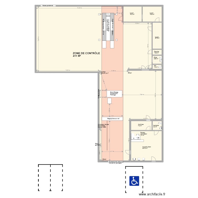 CCT VL COMPERTRIX. Plan de 10 pièces et 493 m2