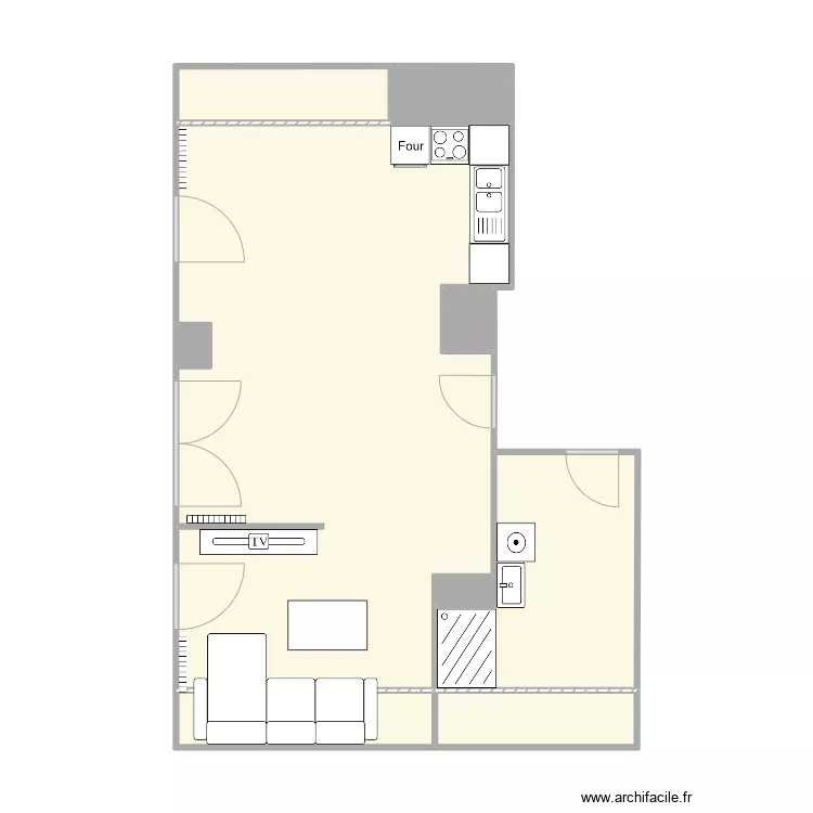 Lot 212 plan avec douche v1. Plan de Lot 212 plan avec douche v1. Plan de